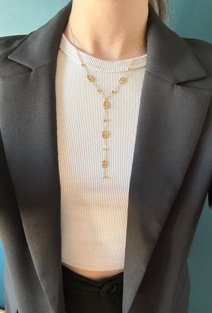 Collier Léa strass